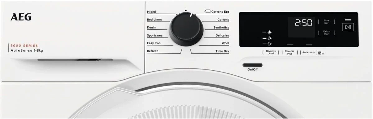 AEG 5000 Series TXH508A4R 8kg Heat Pump Tumble Dryer - Image 2