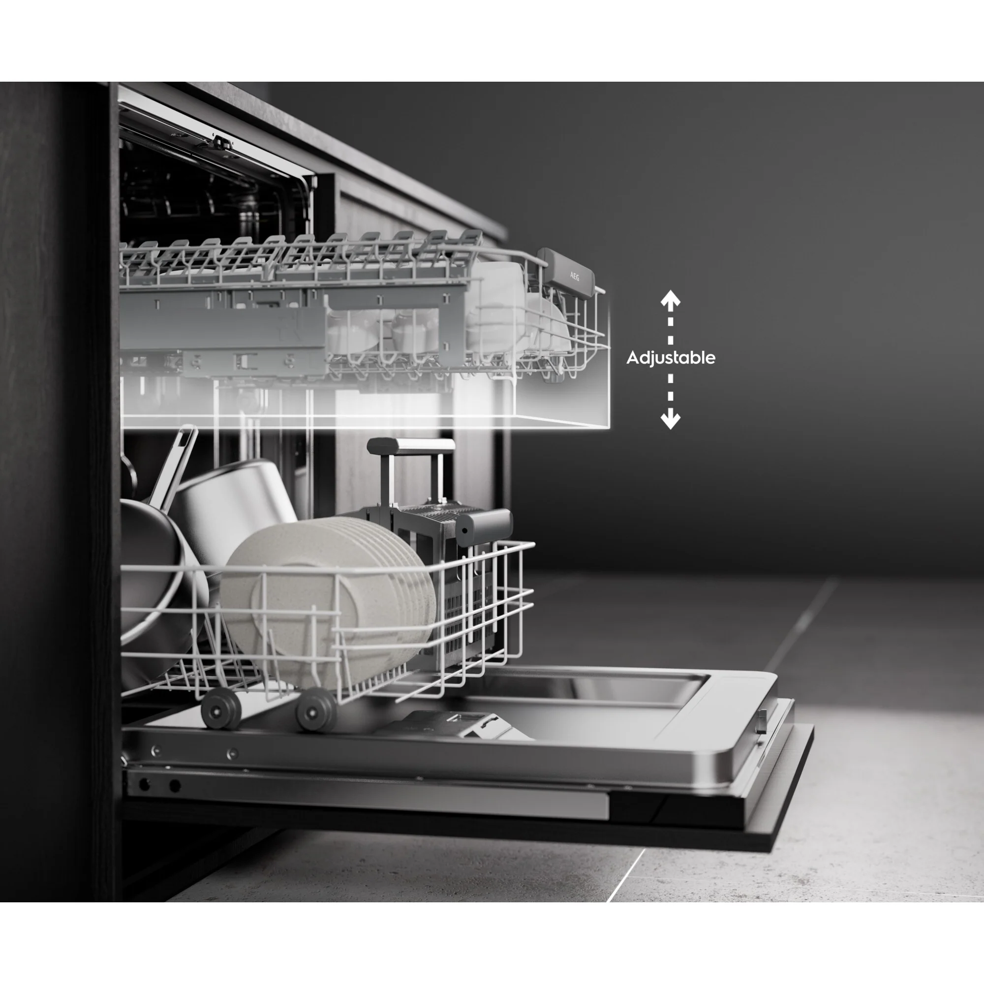 AEG FSS53637Z 6000 Series Integrated Full Size Dishwasher - Image 4