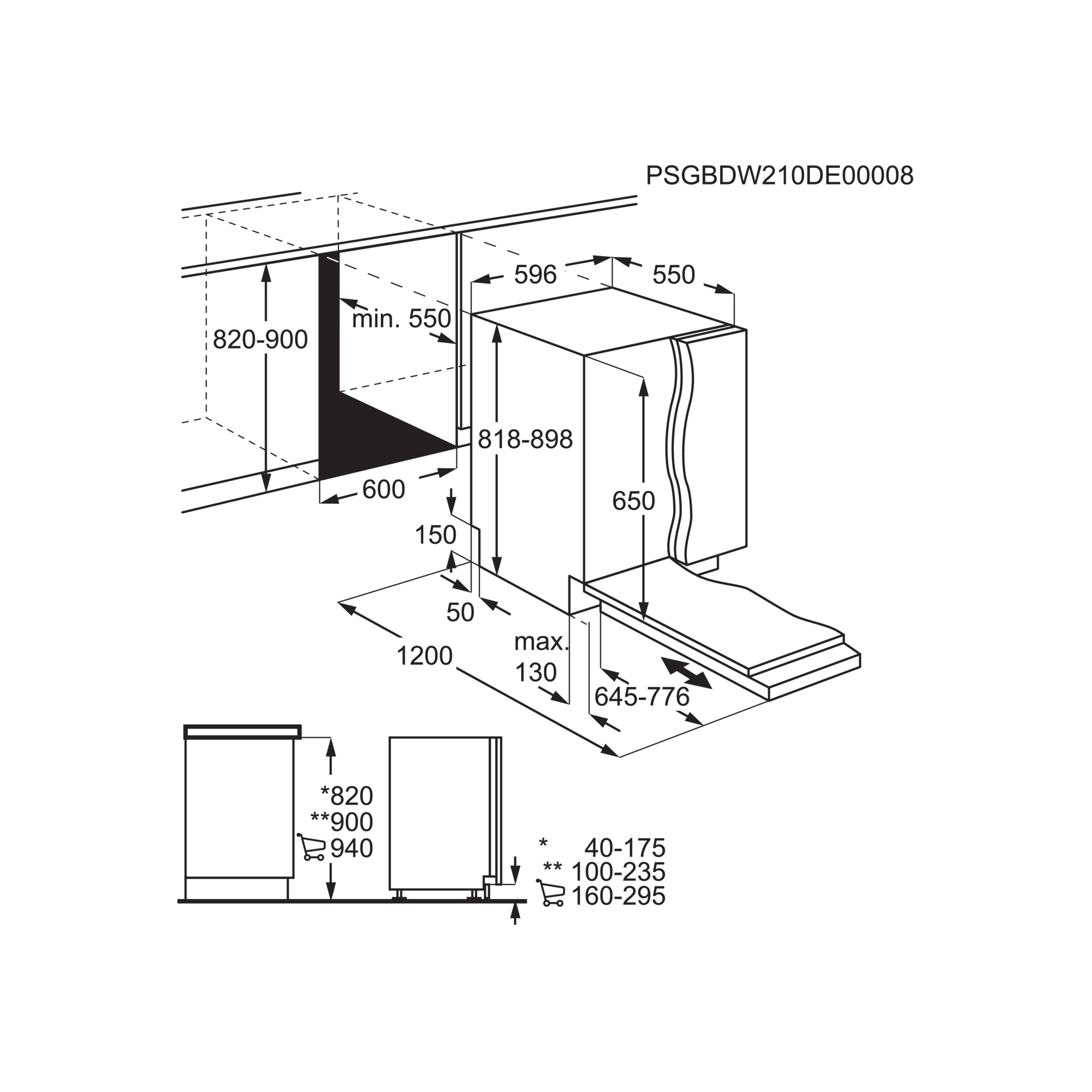 AEG FSS53637Z 6000 Series Integrated Full Size Dishwasher - Image 7