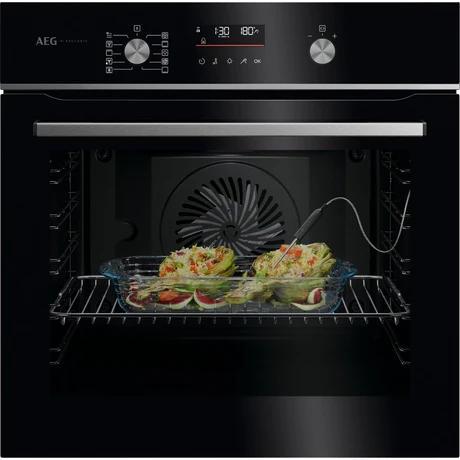 AEG GA5PB50FAB 5000 Series SteamBake Built In Electric Single Oven