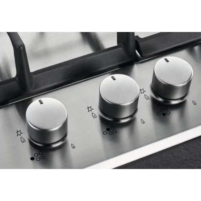 AEG HGB64200SM 4 Burner Stainless Steel Gas Hob - Image 2