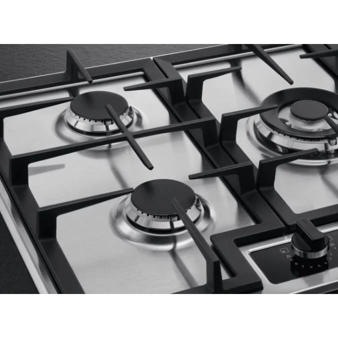 AEG HGB75420YM 75cm 5 Burner Stainless Steel Gas Hob - Image 2