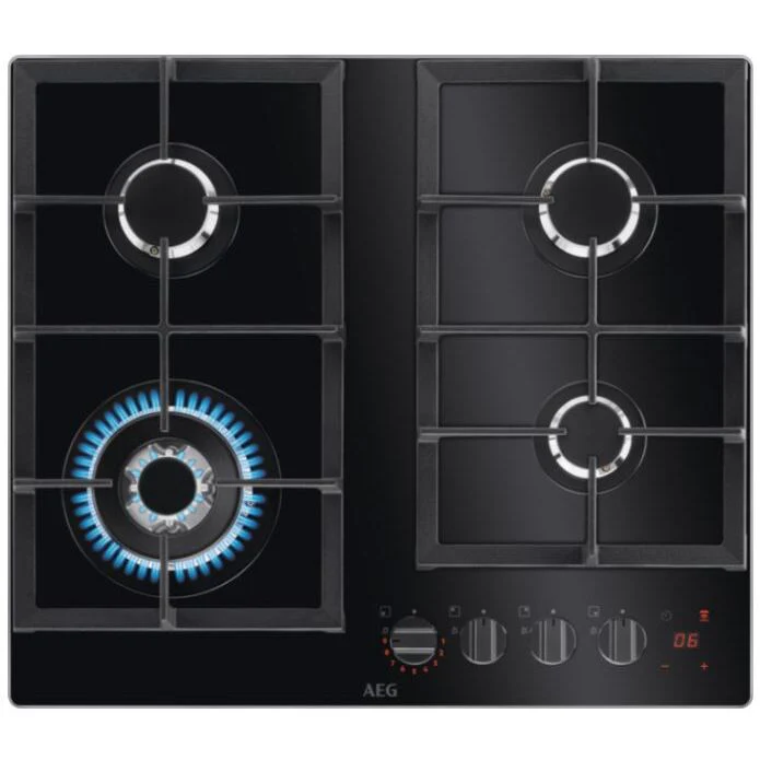 AEG HKB64450NB 4 Burner Gas Hob