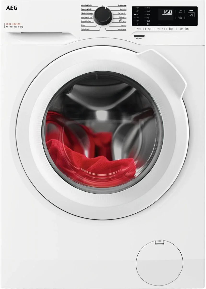 AEG LFX50842B 5000 Series 8kg 1400rpm Washing Machine