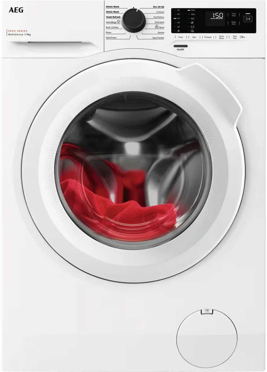 AEG LFX50942B 5000 Series 9kg 1400rpm Washing Machine