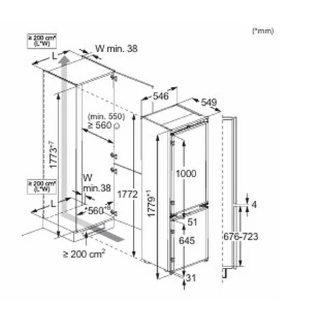 AEG NSC7N18ZES 7000 Series AI CoolAssist® Integrated Fridge Freezer - Image 7