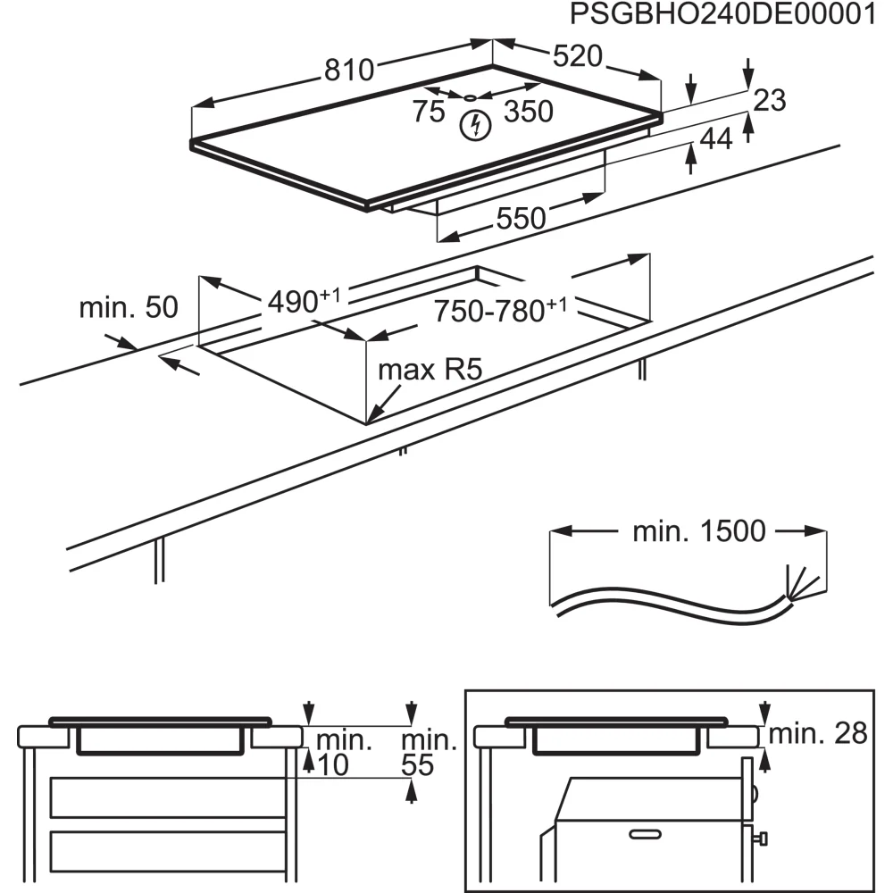 AEG TI84IB00FZ SaphirMatt Glass Induction Hob - Image 10