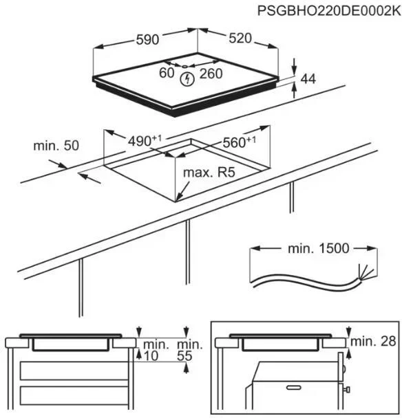 AEG TO64IC0XFB 60cm Induction Hob - Image 5