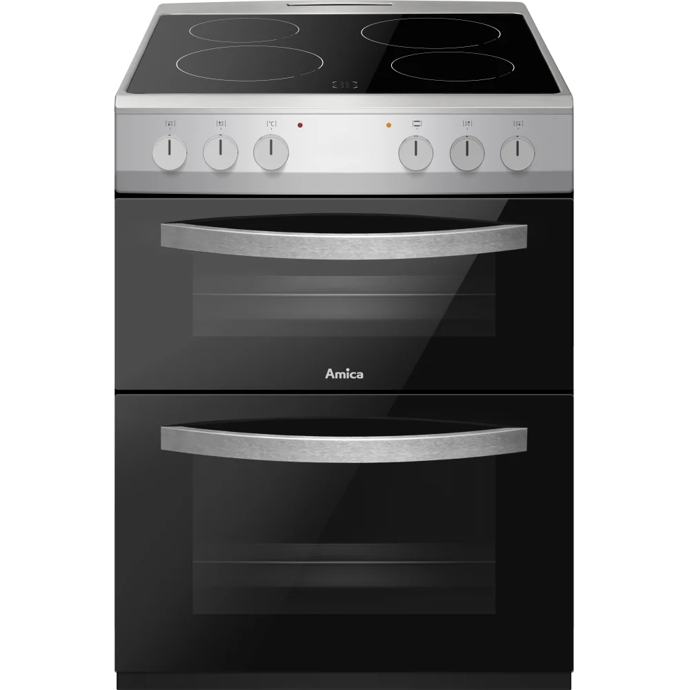 Amica AFC602SS Ceramic Freestanding Electric Cooker