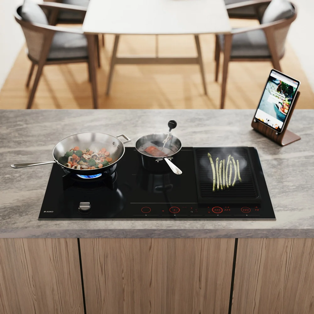 ASKO HIG89524BGB1 90cm Induction / Gas Hob - Image 6