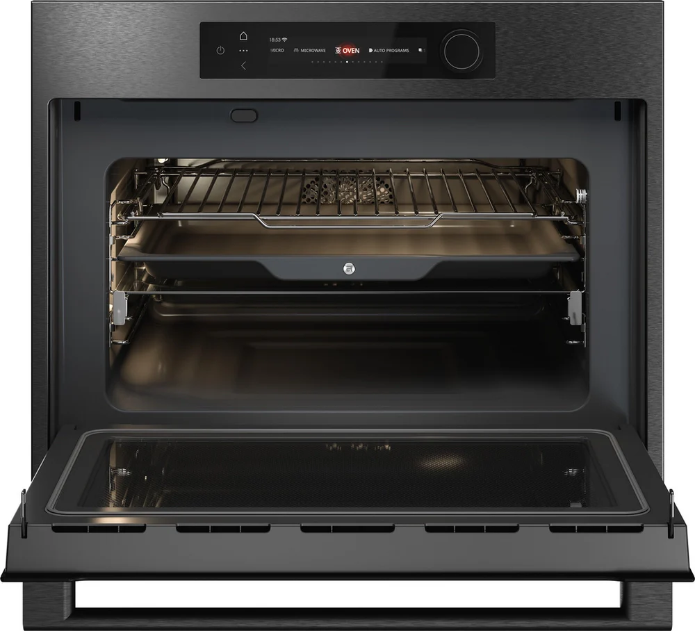 ASKO OCS64BSH Black Steel Built In Combination Microwave Oven with Steam - Image 3