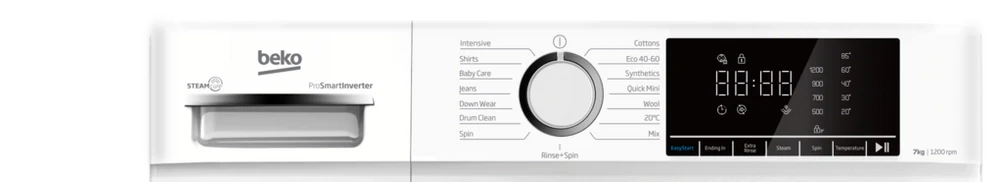 Beko BWC8121W 8kg 1200rpm Washing Machine - Image 2