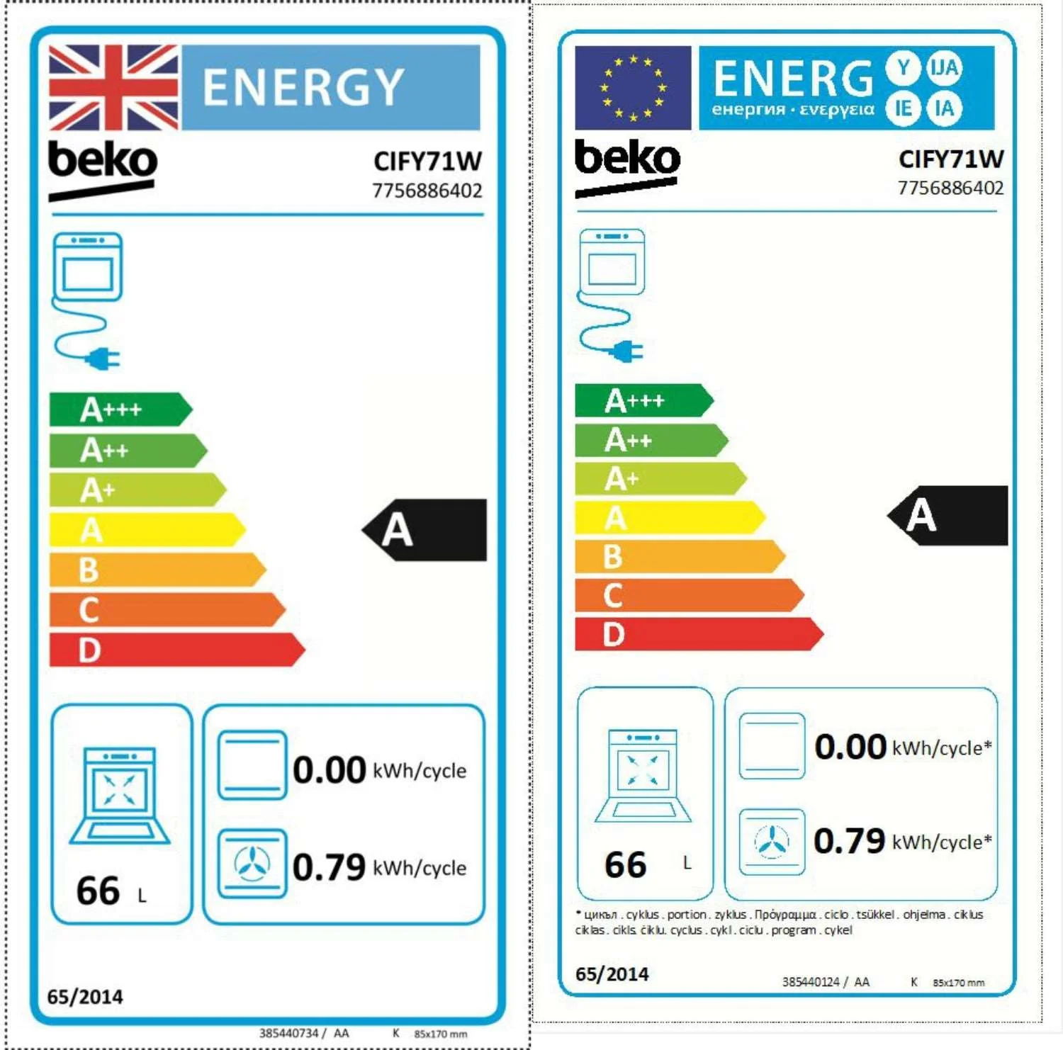 Beko CIFY71W Built In Electric Single Oven - Image 6