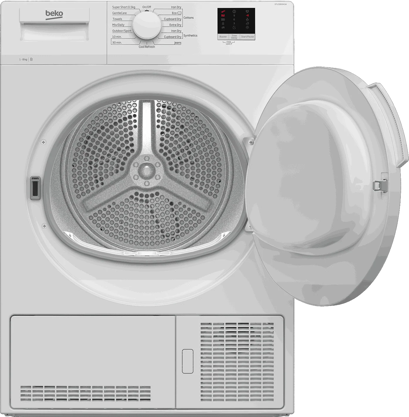 Beko DTLCE80041W 8kg Condenser Tumble Dryer - Image 3