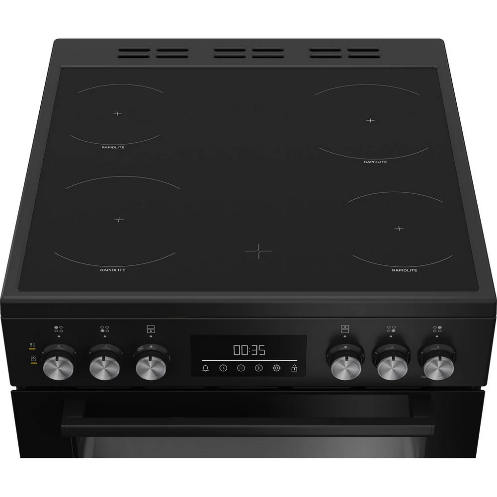 Beko EDC6731K Freestanding Ceramic Electric Cooker - Image 4