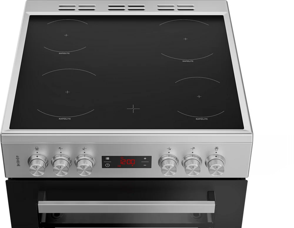 Beko EDC6731S Freestanding Ceramic Electric Cooker - Image 3