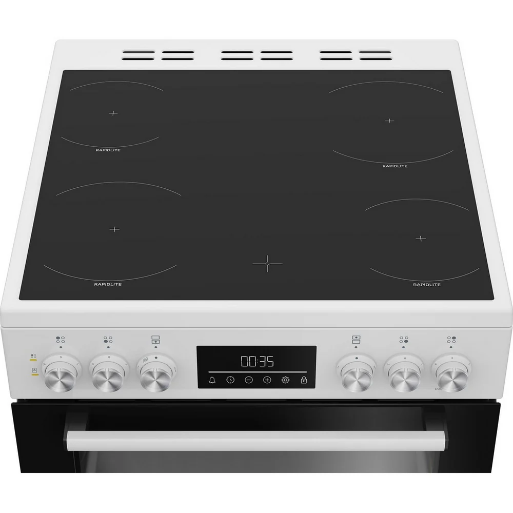 Beko EDC6731W Freestanding Ceramic Electric Cooker - Image 4
