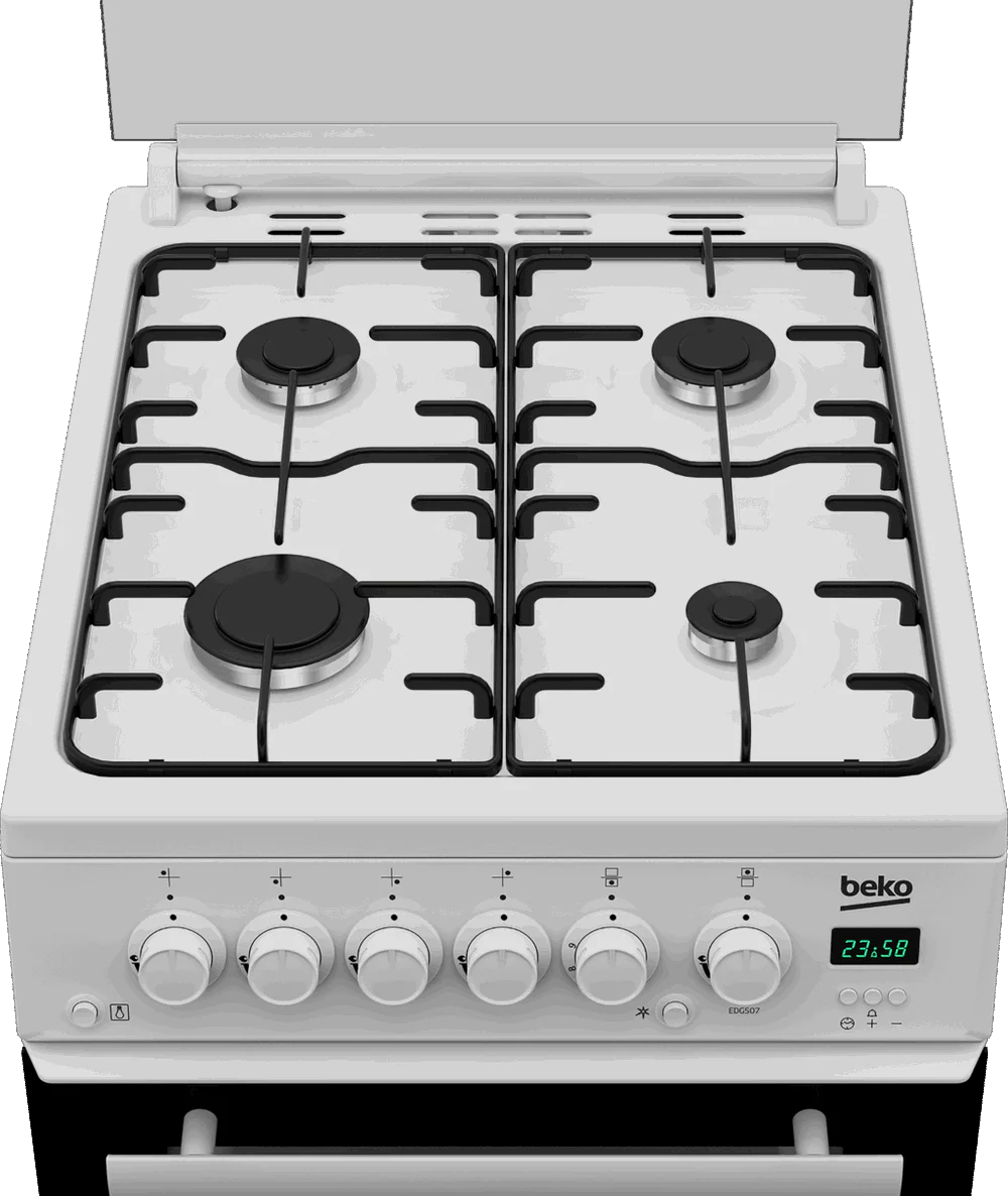 Beko EDG507W Freestanding Gas Cooker - Image 4