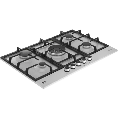 Beko HIAW75225SXE 75cm Stainless Steel Gas Hob - Image 3