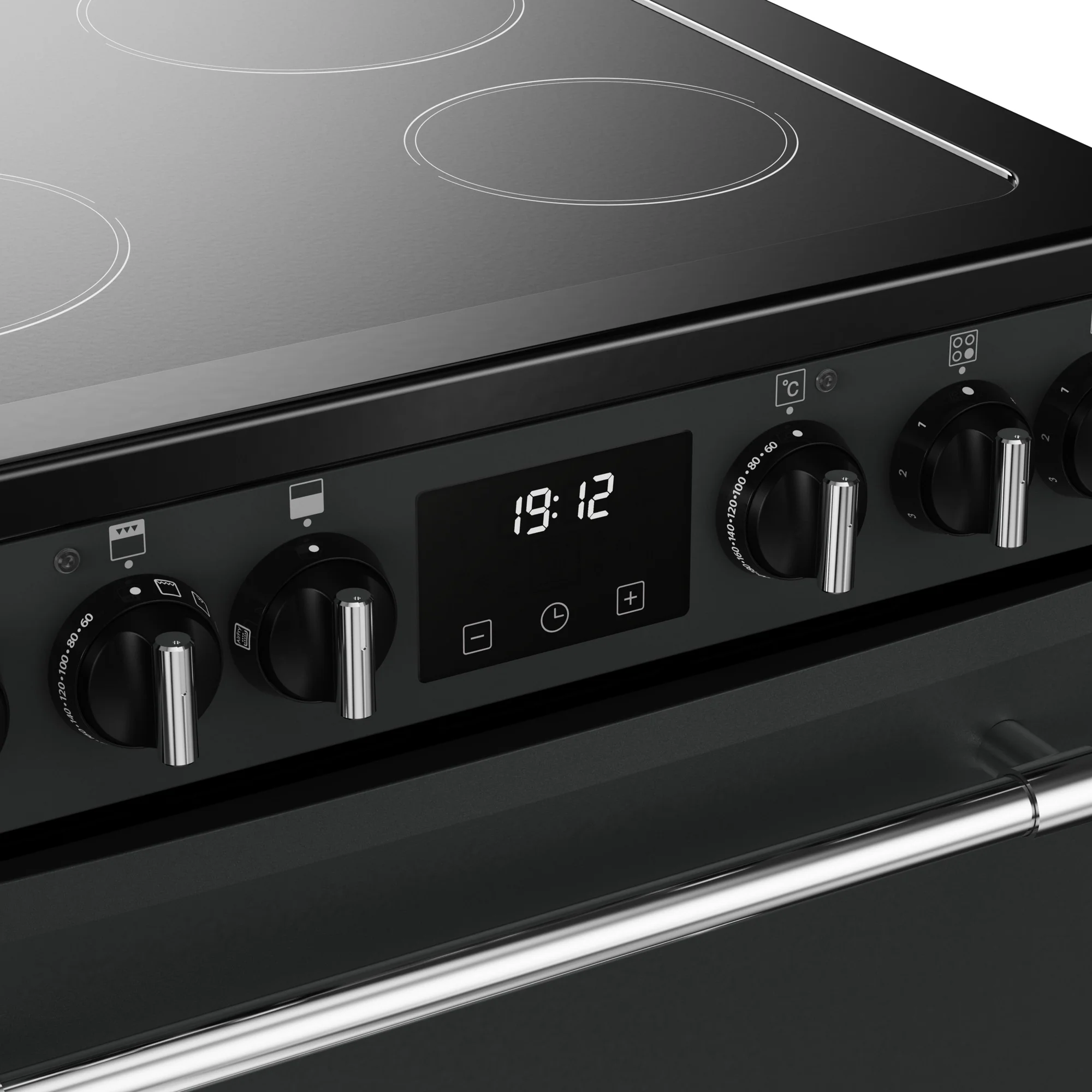 Belling Farmhouse 444411809 60E Freestanding Ceramic Electric Cooker Anthracite - Image 6