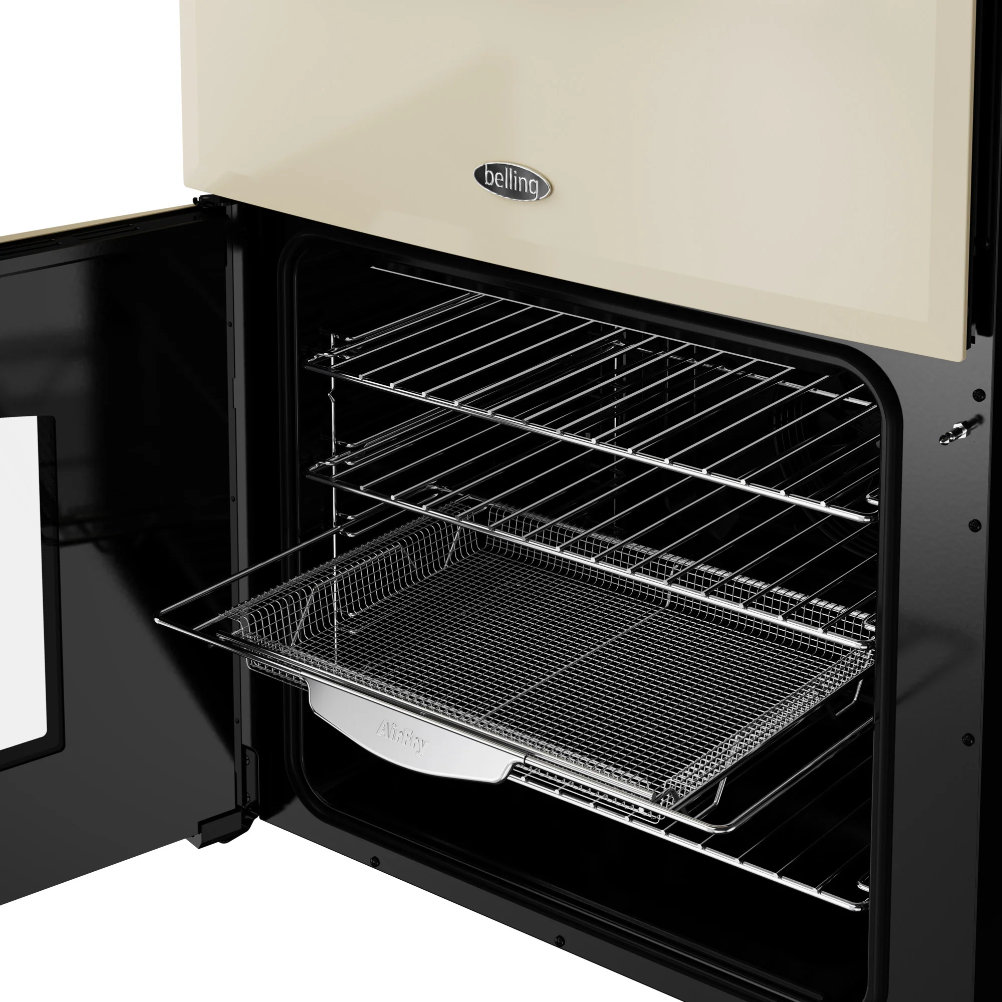 Belling Farmhouse 444411811 60E Freestanding Ceramic Electric Cooker Cream - Image 5