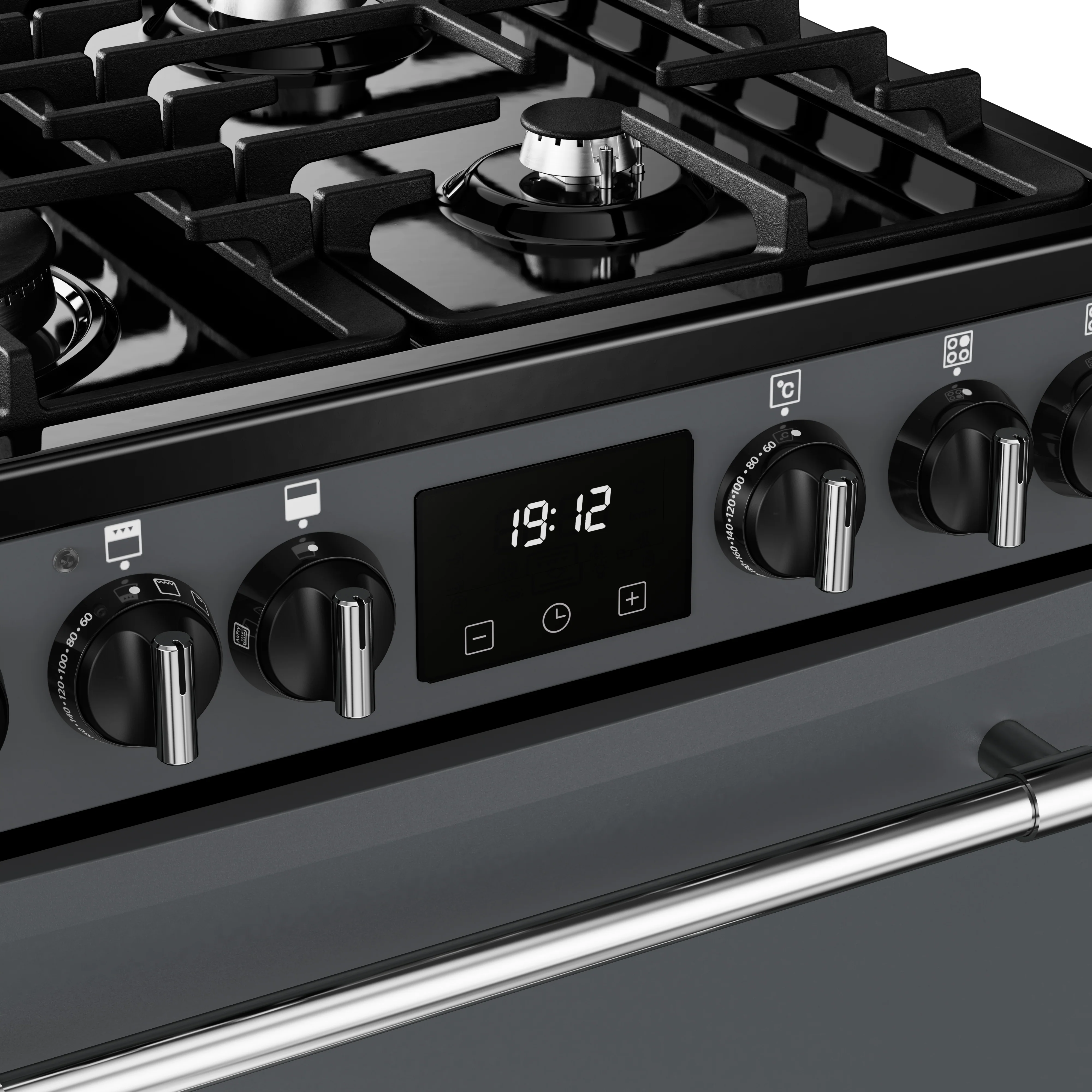 Belling Farmhouse 444411812 60DF Anthracite Freestanding Dual Fuel Cooker - Image 6