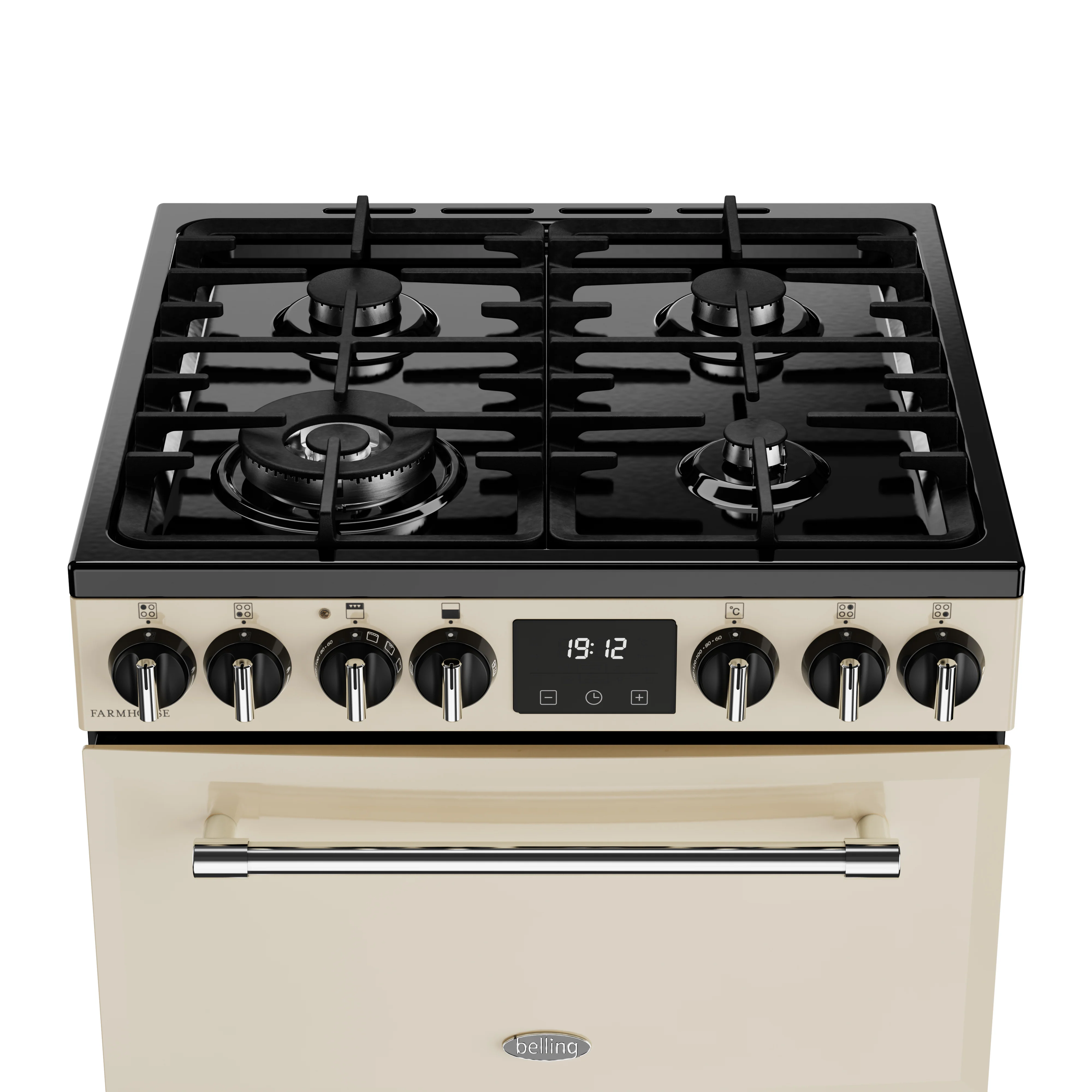 Belling Farmhouse 444411814 60DF Cream Freestanding Dual Fuel Cooker - Image 6