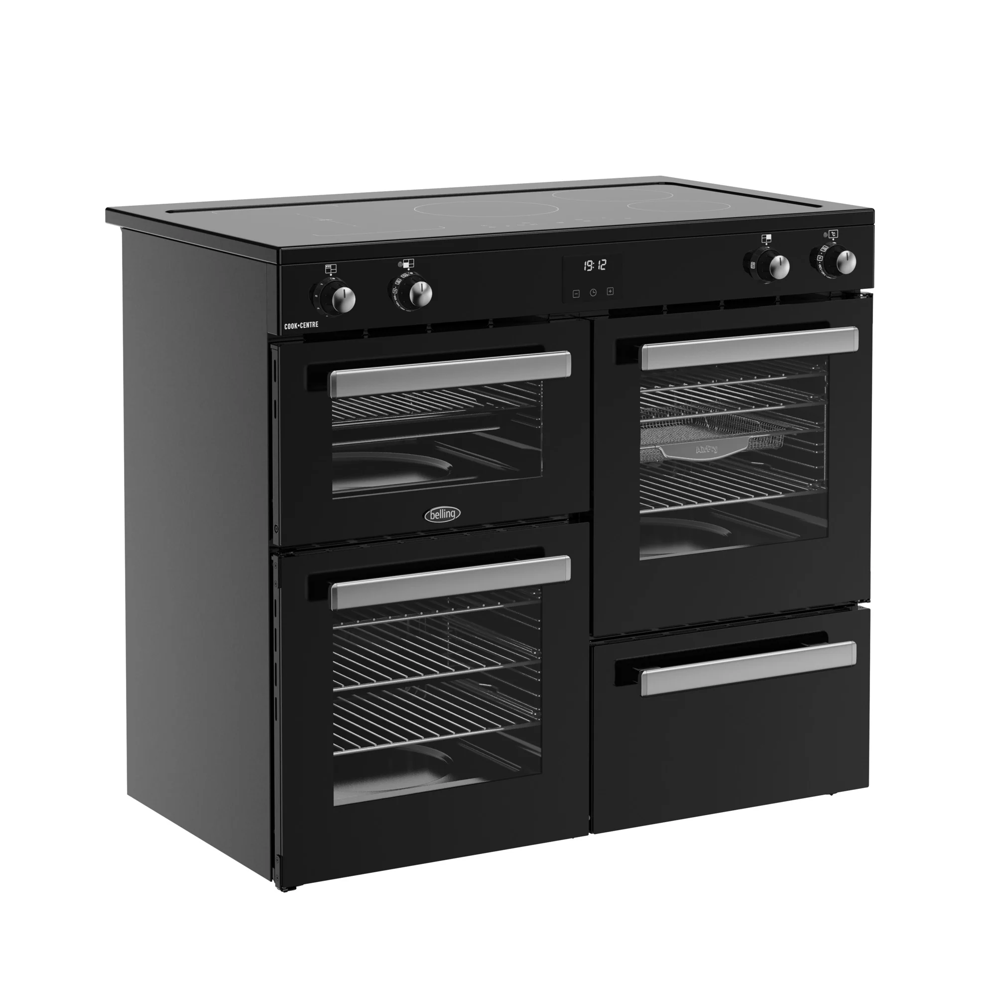 Belling RCA Cookcentre 100Ei 100cm Induction Range Cooker 444411801 Black - Image 2