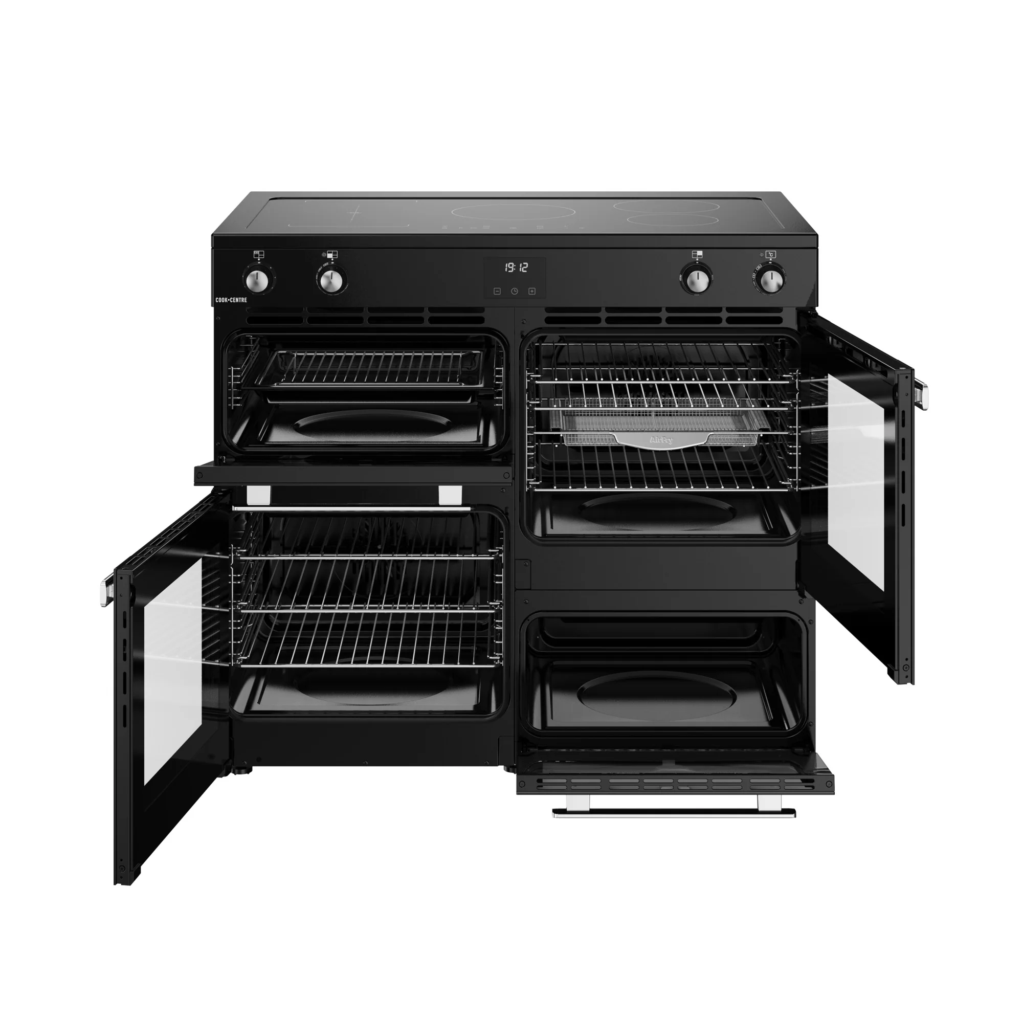 Belling RCA Cookcentre 100Ei 100cm Induction Range Cooker 444411801 Black - Image 8