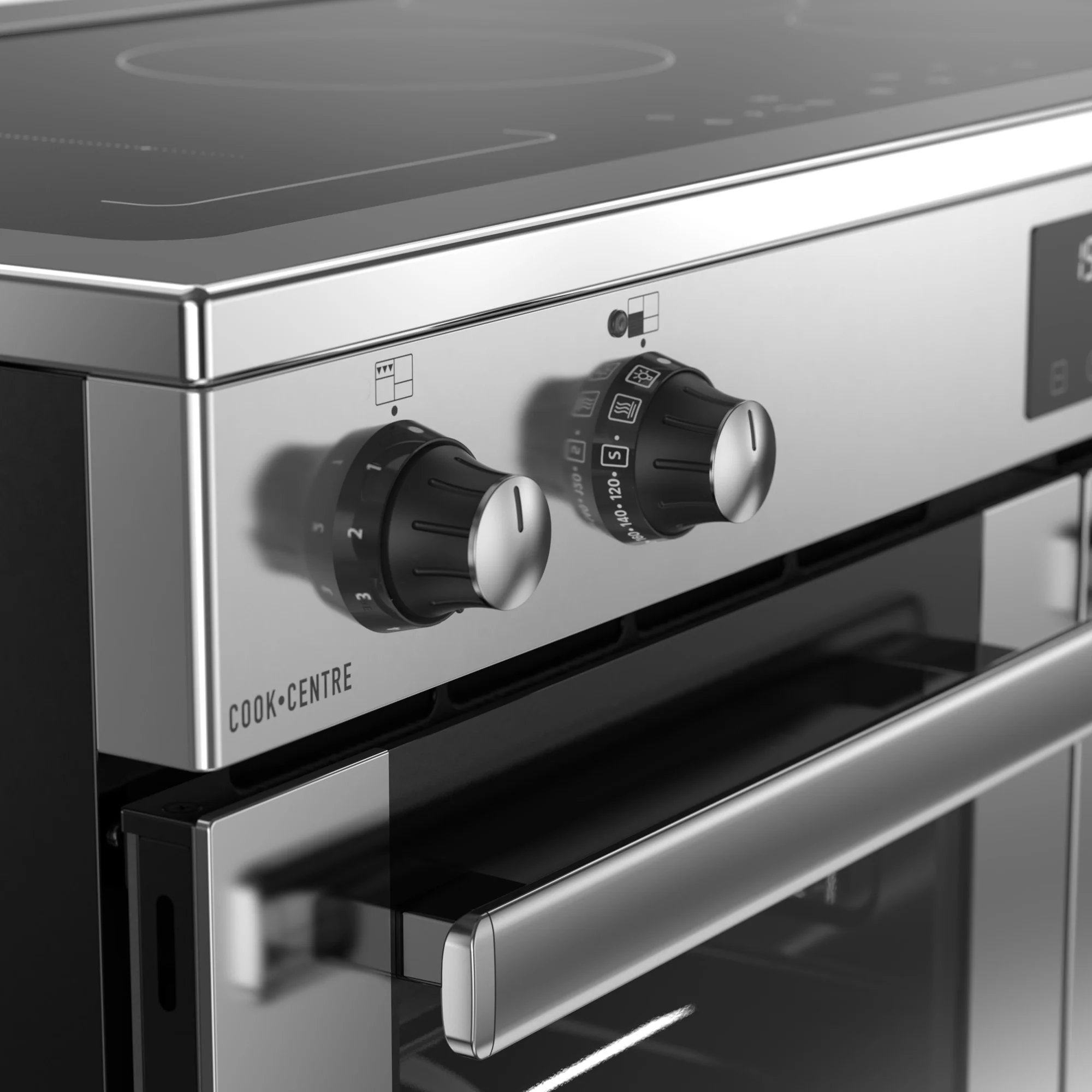 Belling RCA Cookcentre 100Ei 100cm Induction Range Cooker 444411802 Stainless Steel - Image 5