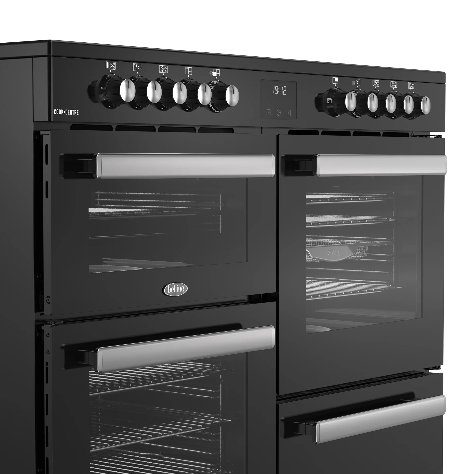 Belling RCA Cookcentre 110E 110cm Ceramic Range Cooker 444411803 Black - Image 3