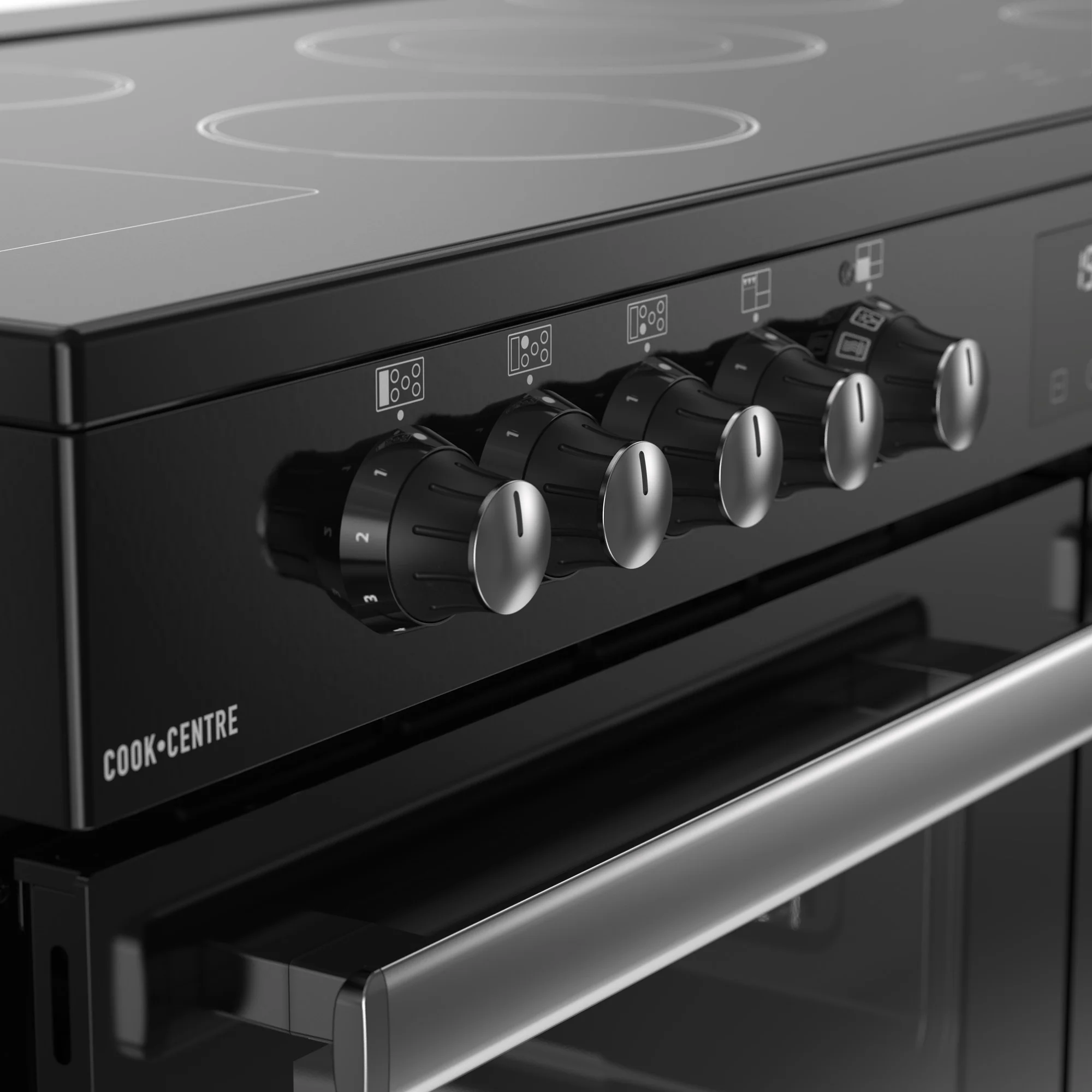 Belling RCA Cookcentre 110E 110cm Ceramic Range Cooker 444411803 Black - Image 4