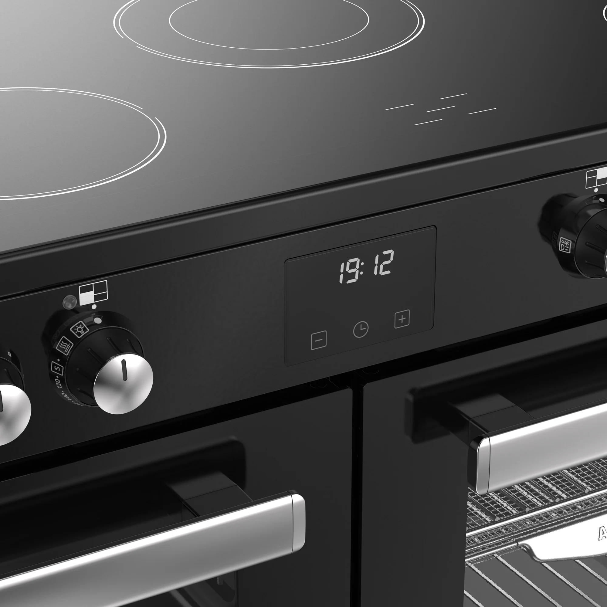 Belling RCA Cookcentre 110E 110cm Ceramic Range Cooker 444411803 Black - Image 6