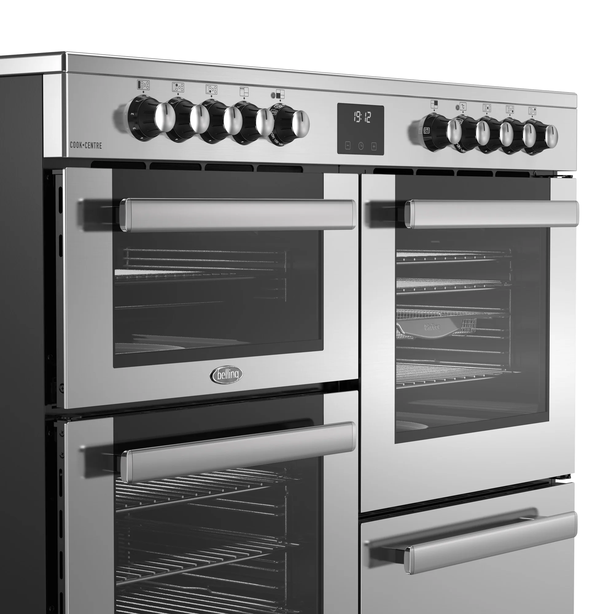 Belling RCA Cookcentre 110E 110cm Ceramic Range Cooker 444411804 Stainless Steel - Image 4