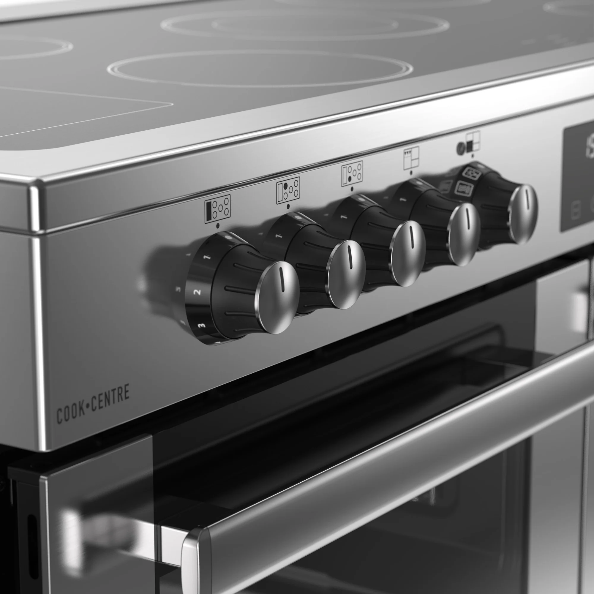 Belling RCA Cookcentre 110E 110cm Ceramic Range Cooker 444411804 Stainless Steel - Image 5