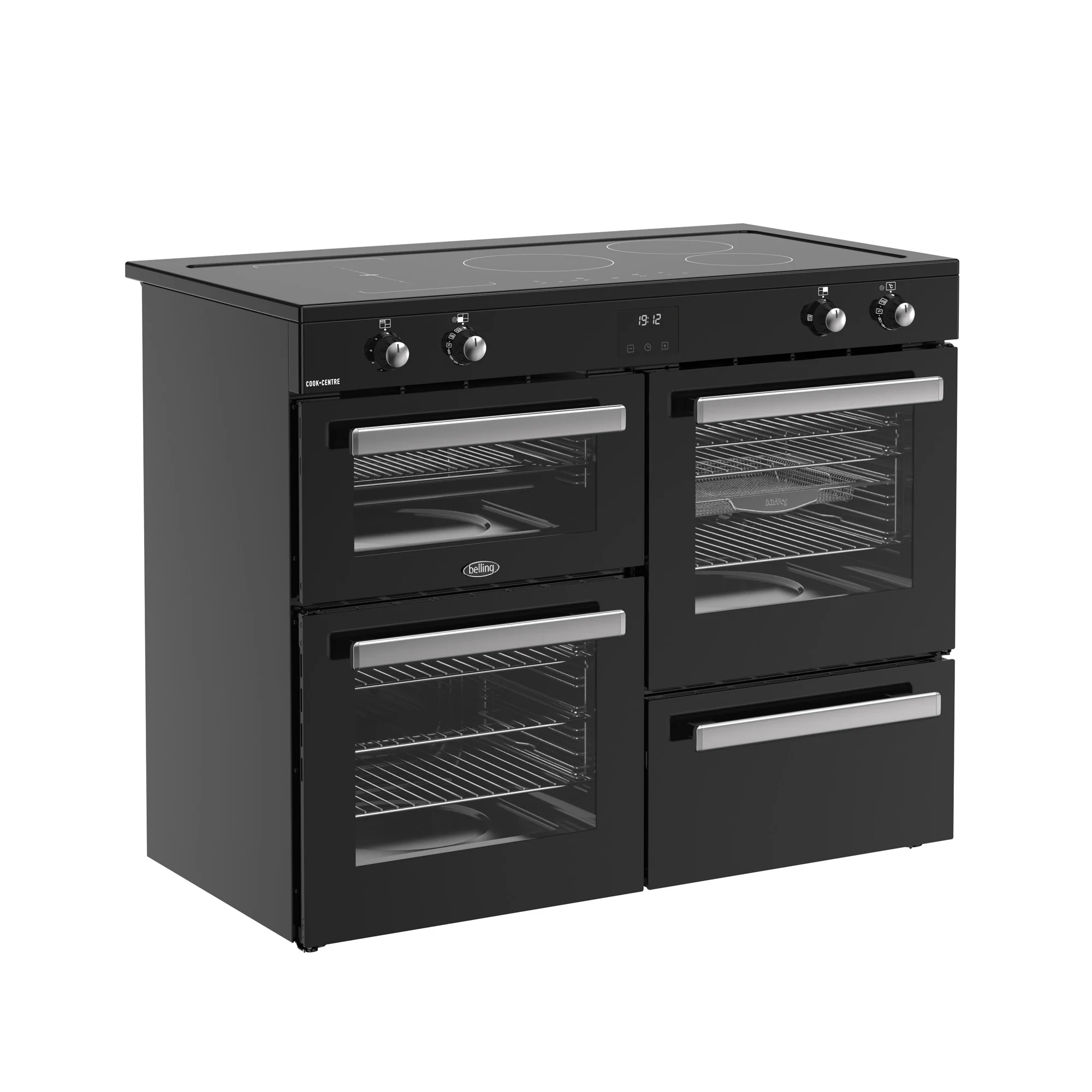 Belling RCA Cookcentre 110Ei 110cm Induction Range Cooker 444411807 Black - Image 2