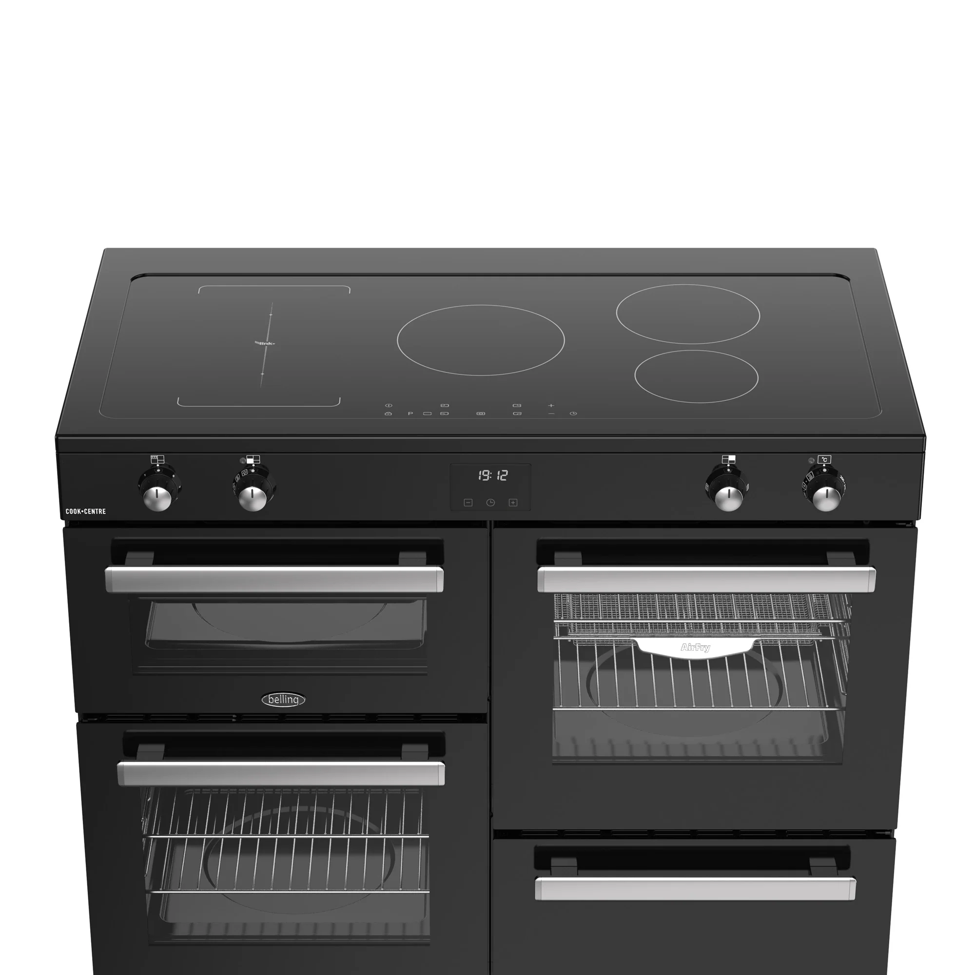 Belling RCA Cookcentre 110Ei 110cm Induction Range Cooker 444411807 Black - Image 4
