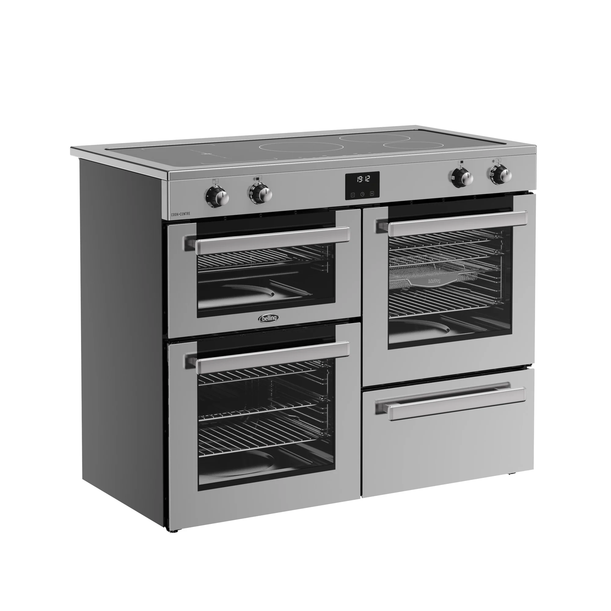 Belling RCA Cookcentre 110Ei 110cm Induction Range Cooker 444411808 Stainless Steel - Image 2