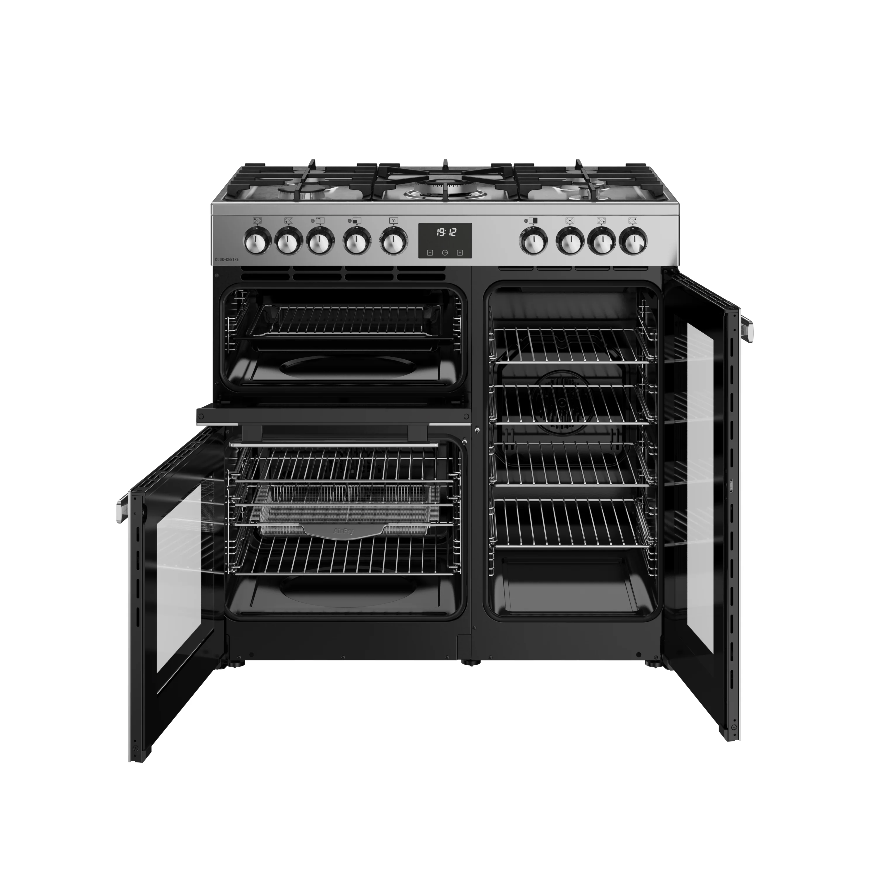 Belling RCA Cookcentre 90DF 90cm Dual Fuel Range Cooker 444411794 Stainless Steel - Image 7