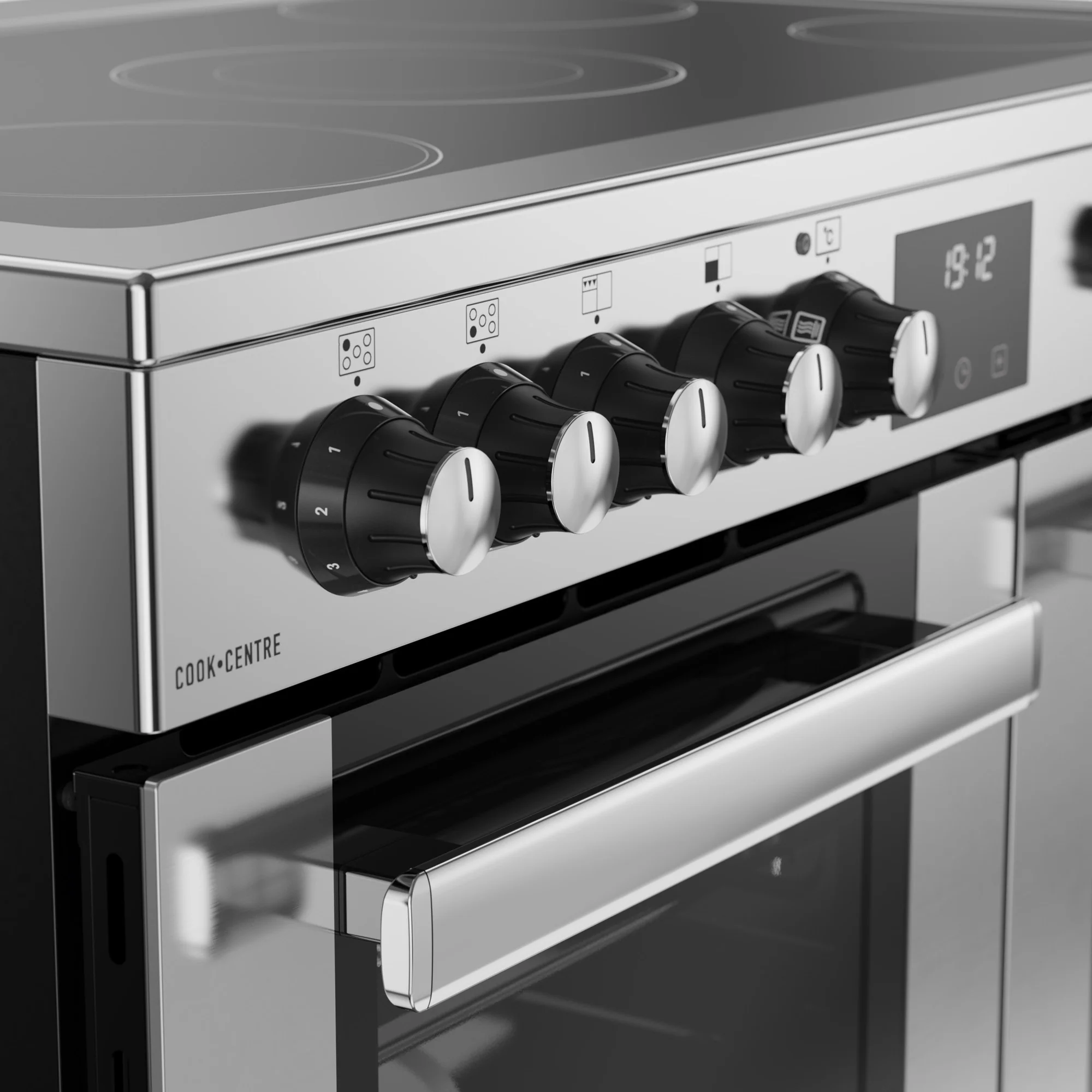 Belling RCA Cookcentre 90E 90cm Ceramic Range Cooker 444411792 Stainless Steel - Image 5