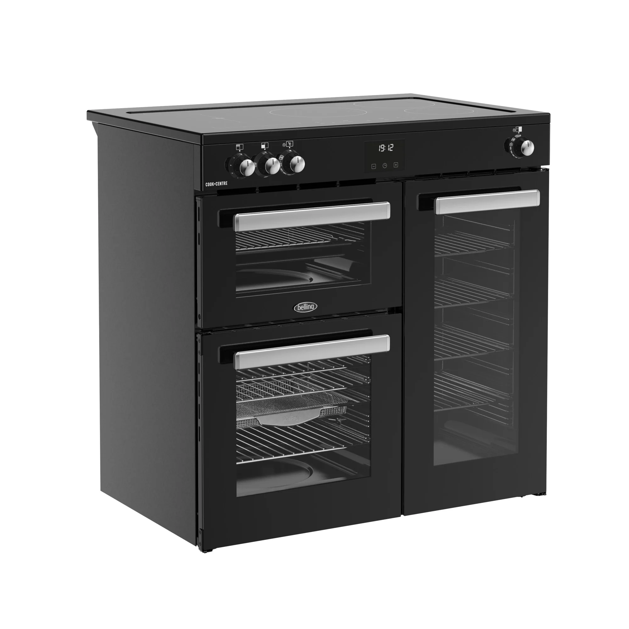 Belling RCA Cookcentre 90Ei 90cm Induction Range Cooker 444411795 Black - Image 2