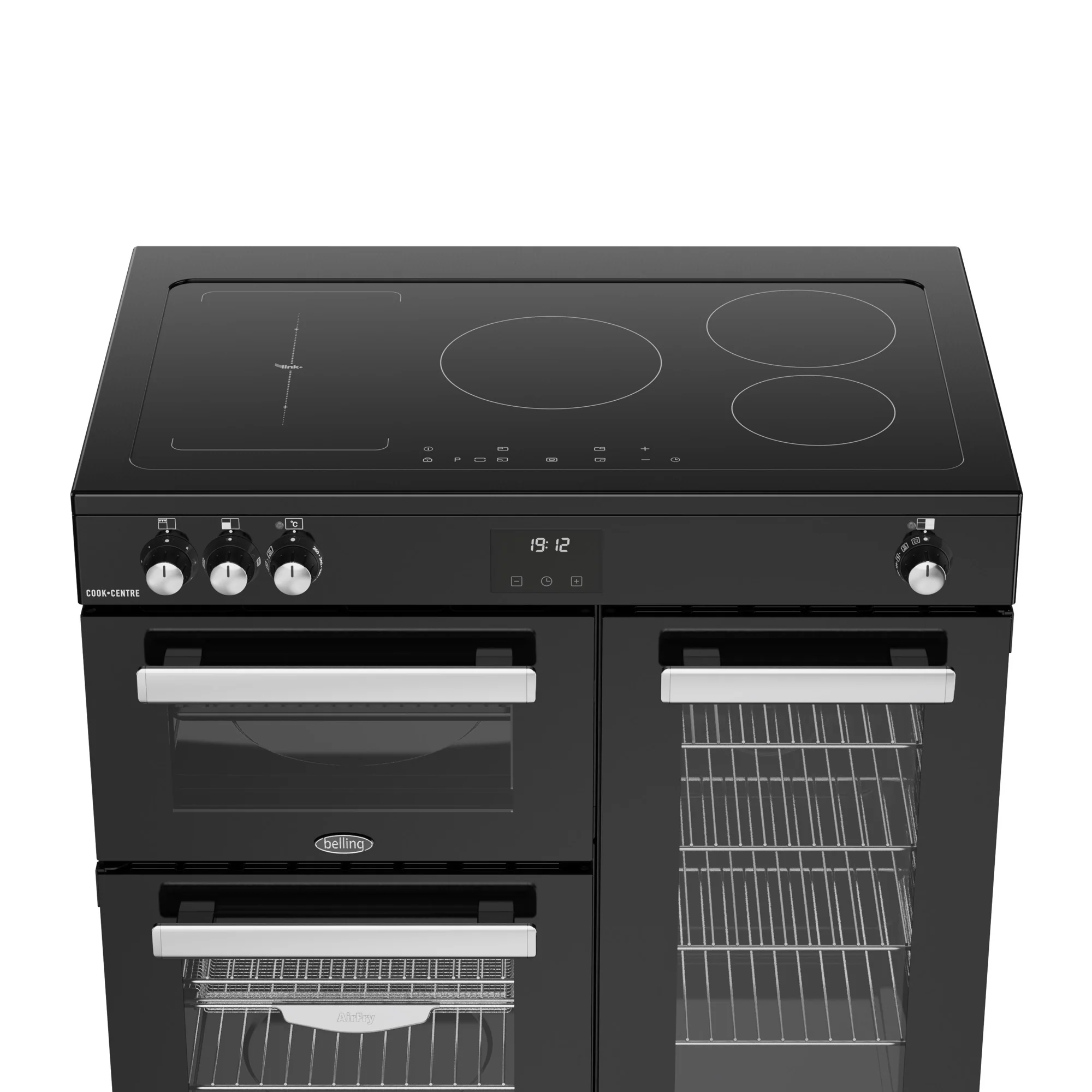 Belling RCA Cookcentre 90Ei 90cm Induction Range Cooker 444411795 Black - Image 3