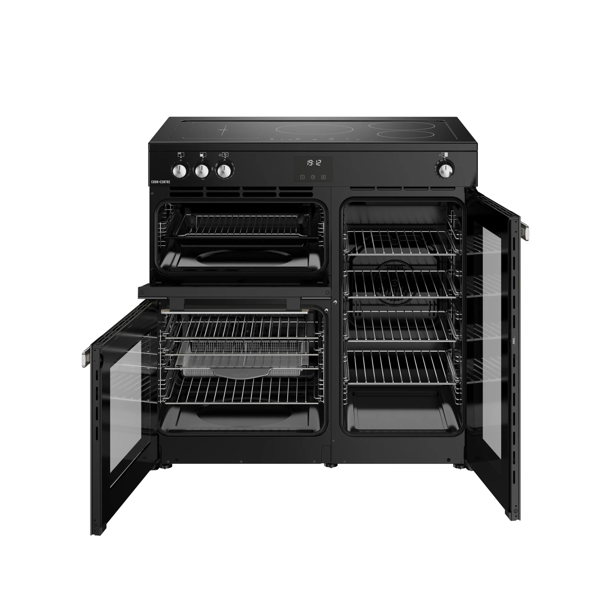 Belling RCA Cookcentre 90Ei 90cm Induction Range Cooker 444411795 Black - Image 8