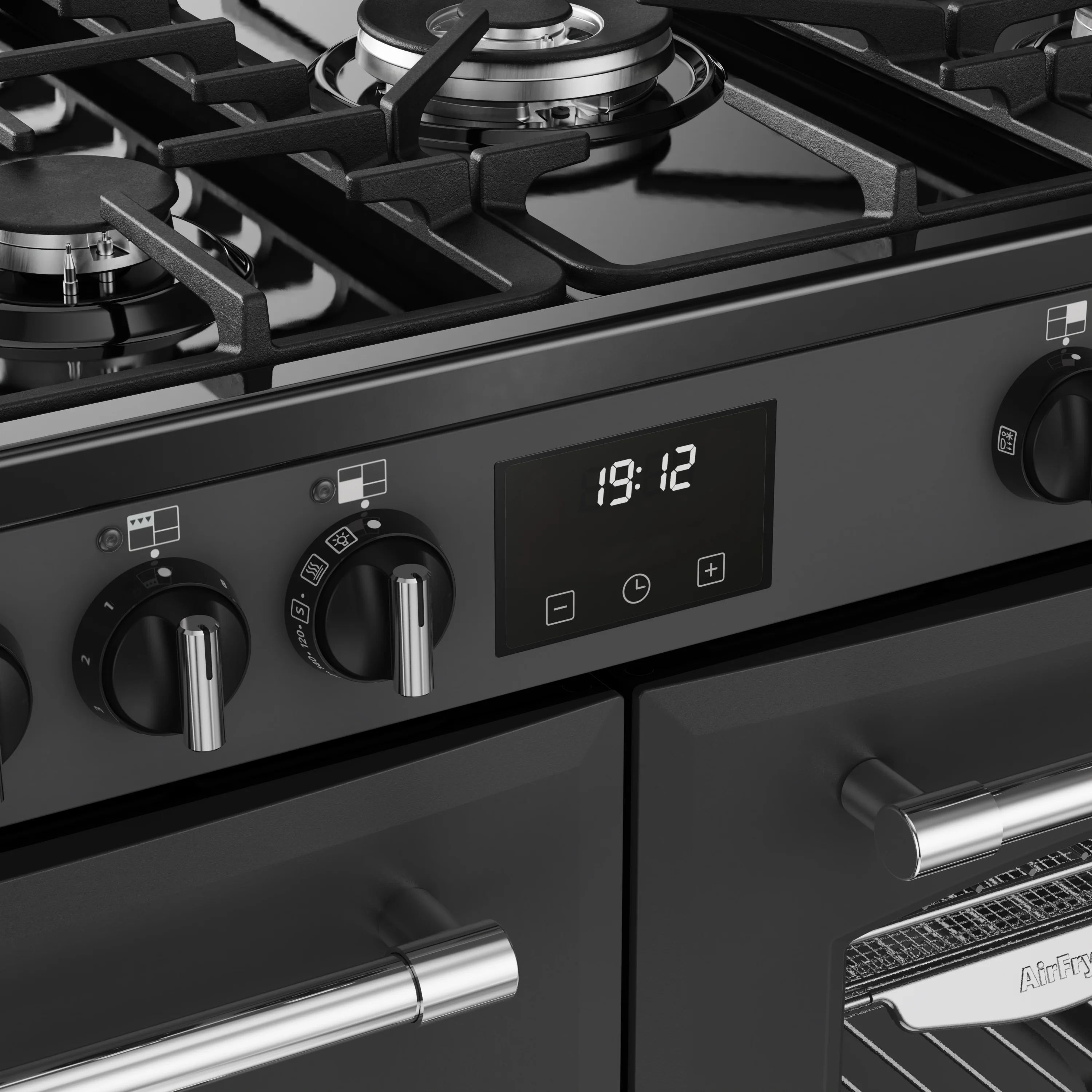 Belling RCA Farmhouse 100DF 100cm Dual Fuel Range Cooker 444411828 Anthracite - Image 6