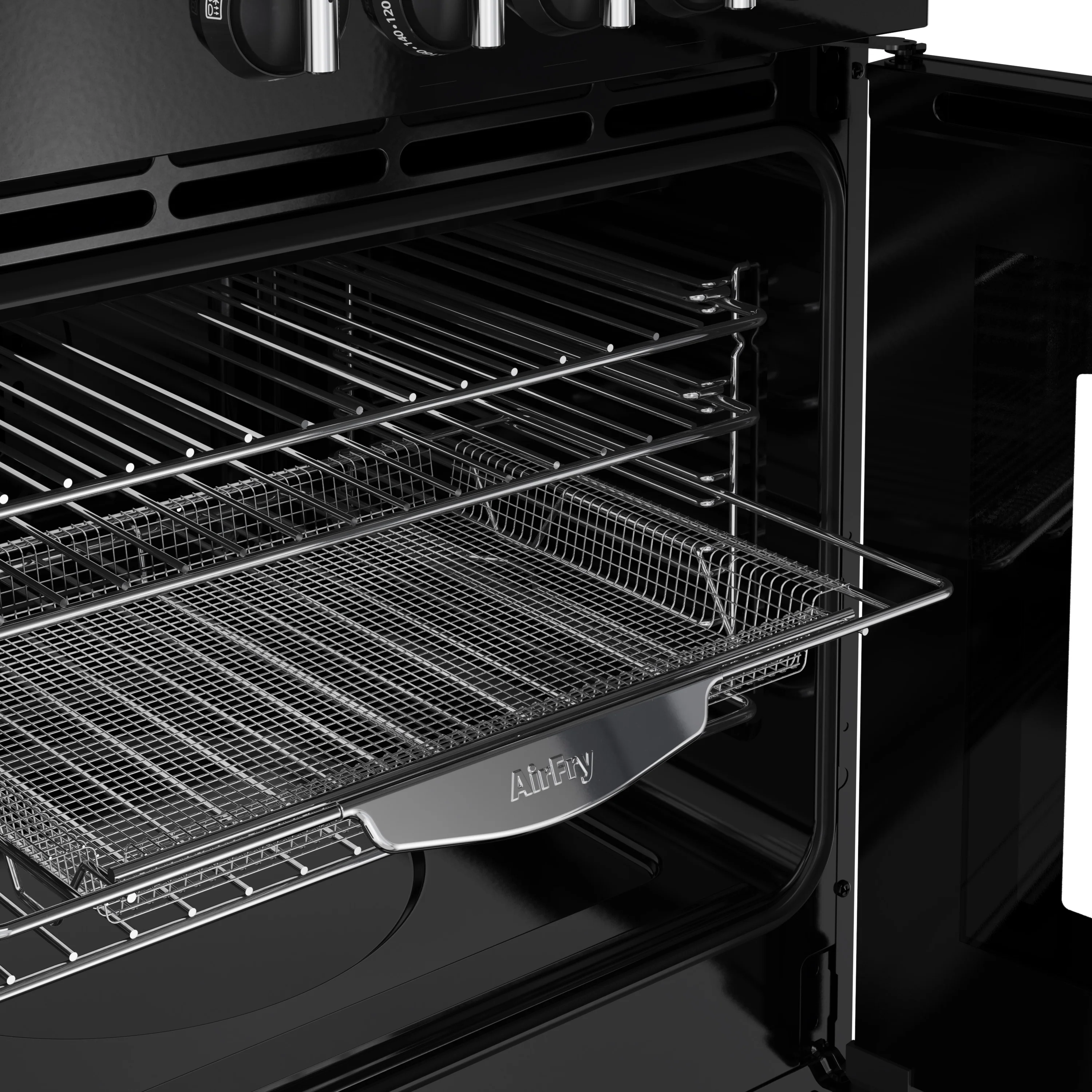 Belling RCA Farmhouse 100DF 100cm Dual Fuel Range Cooker 444411829 Black - Image 8