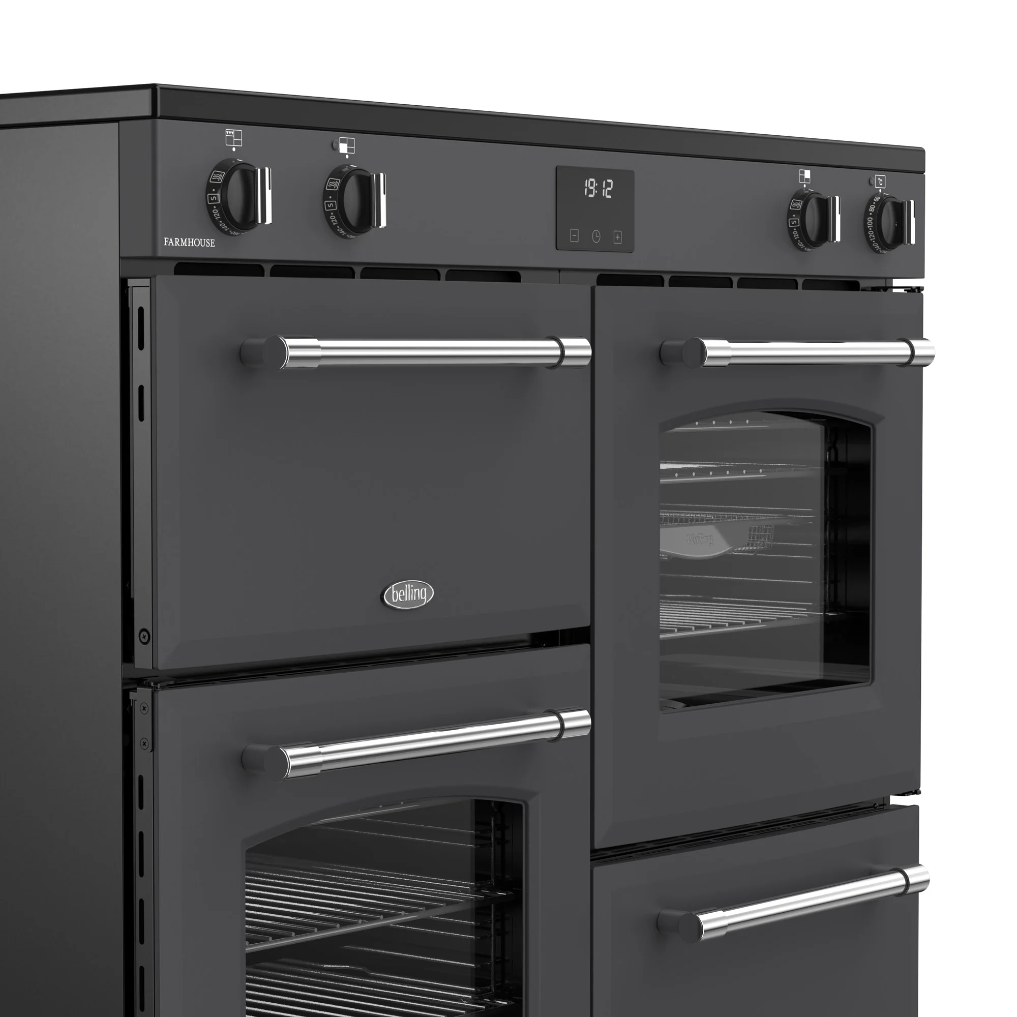 Belling RCA Farmhouse 100Ei 100cm Induction Range Cooker 444411831 Anthracite - Image 4
