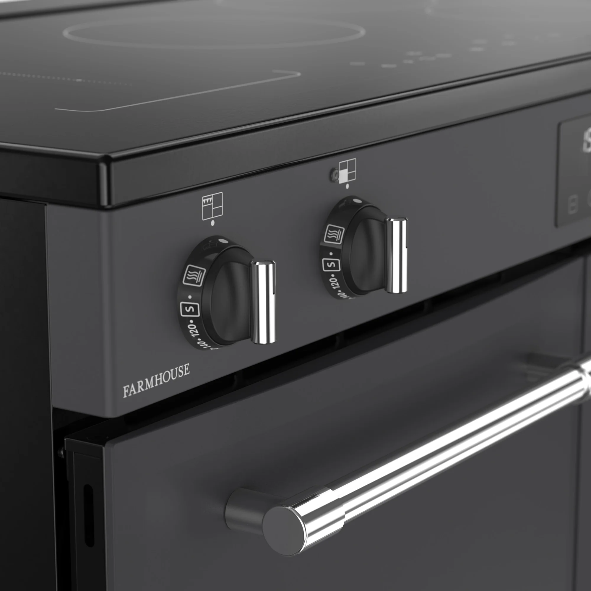 Belling RCA Farmhouse 100Ei 100cm Induction Range Cooker 444411831 Anthracite - Image 5