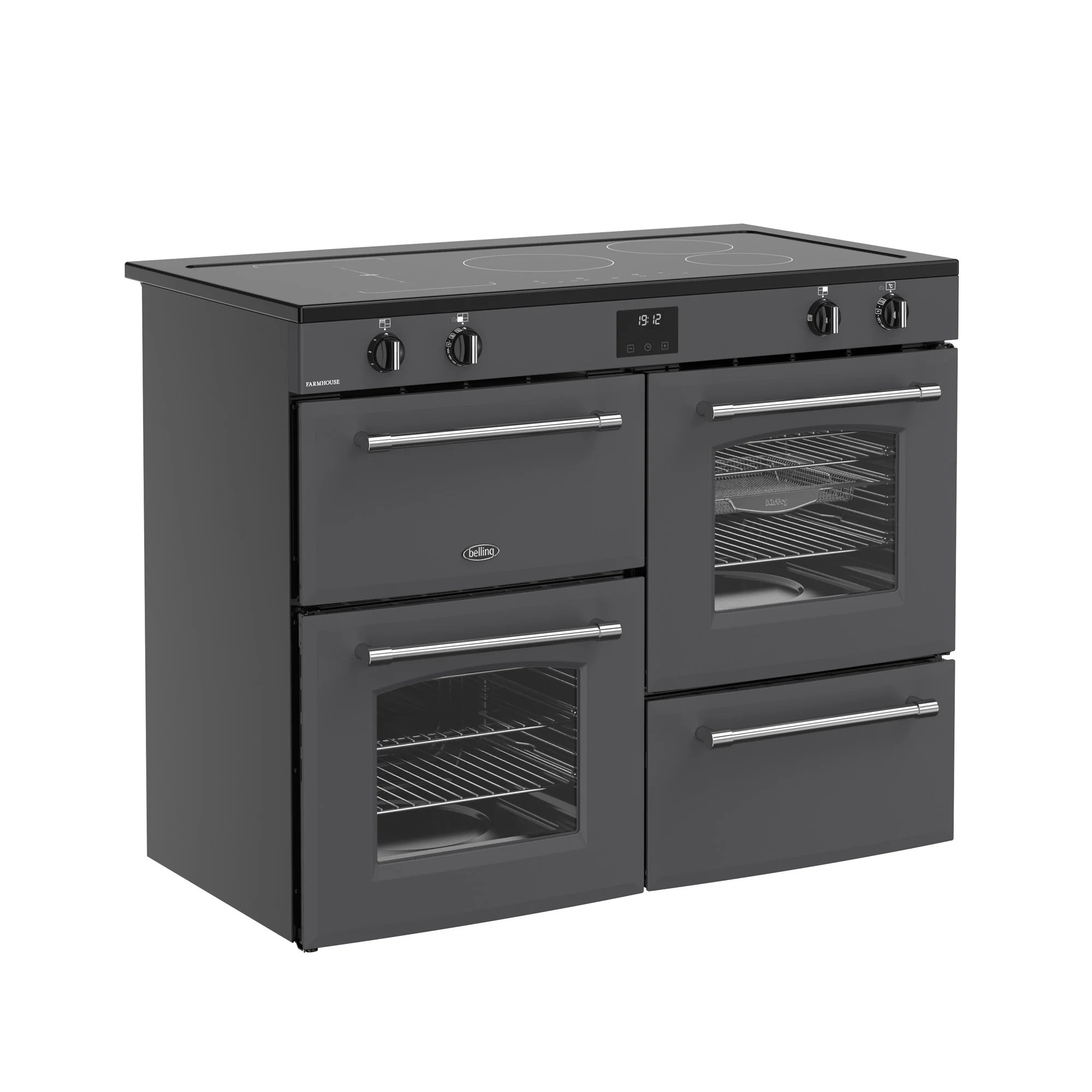 Belling RCA Farmhouse 110Ei 110cm Induction Range Cooker 444411840 Anthracite - Image 2