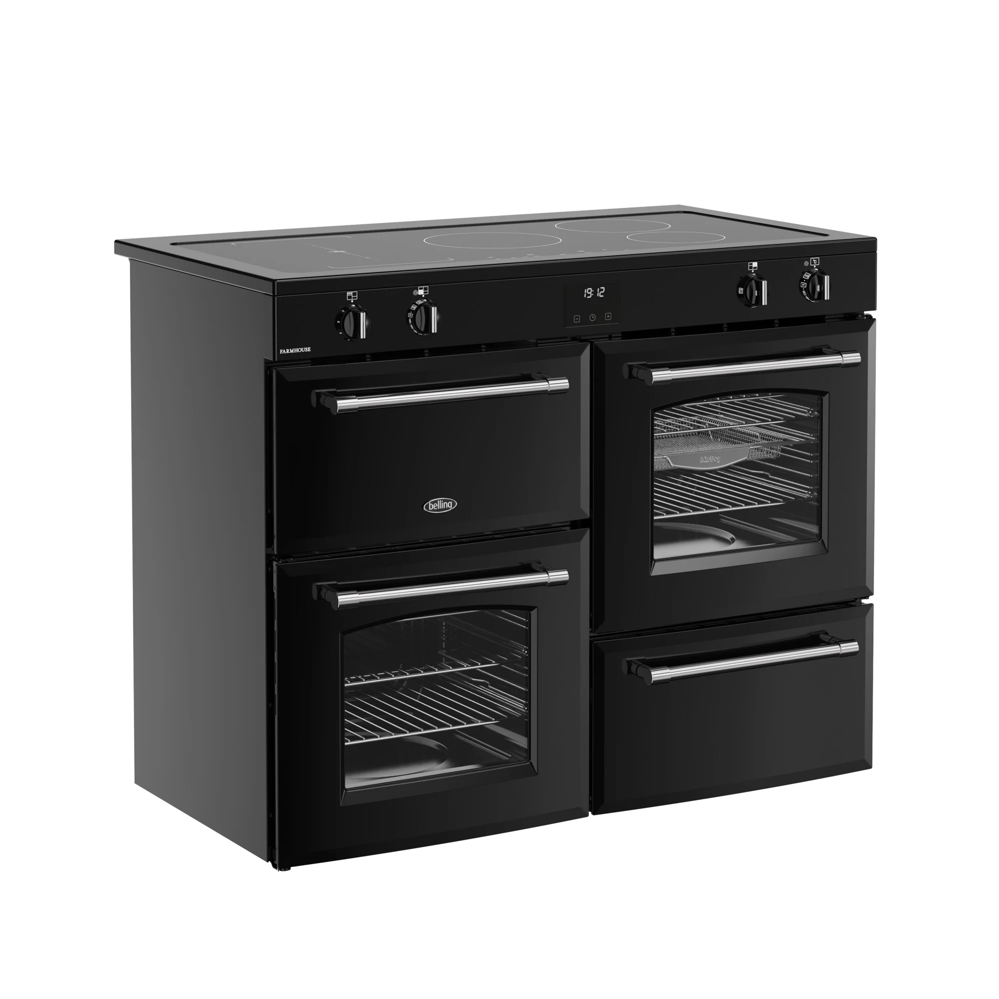 Belling RCA Farmhouse 110Ei 110cm Induction Range Cooker 444411841 Black - Image 2
