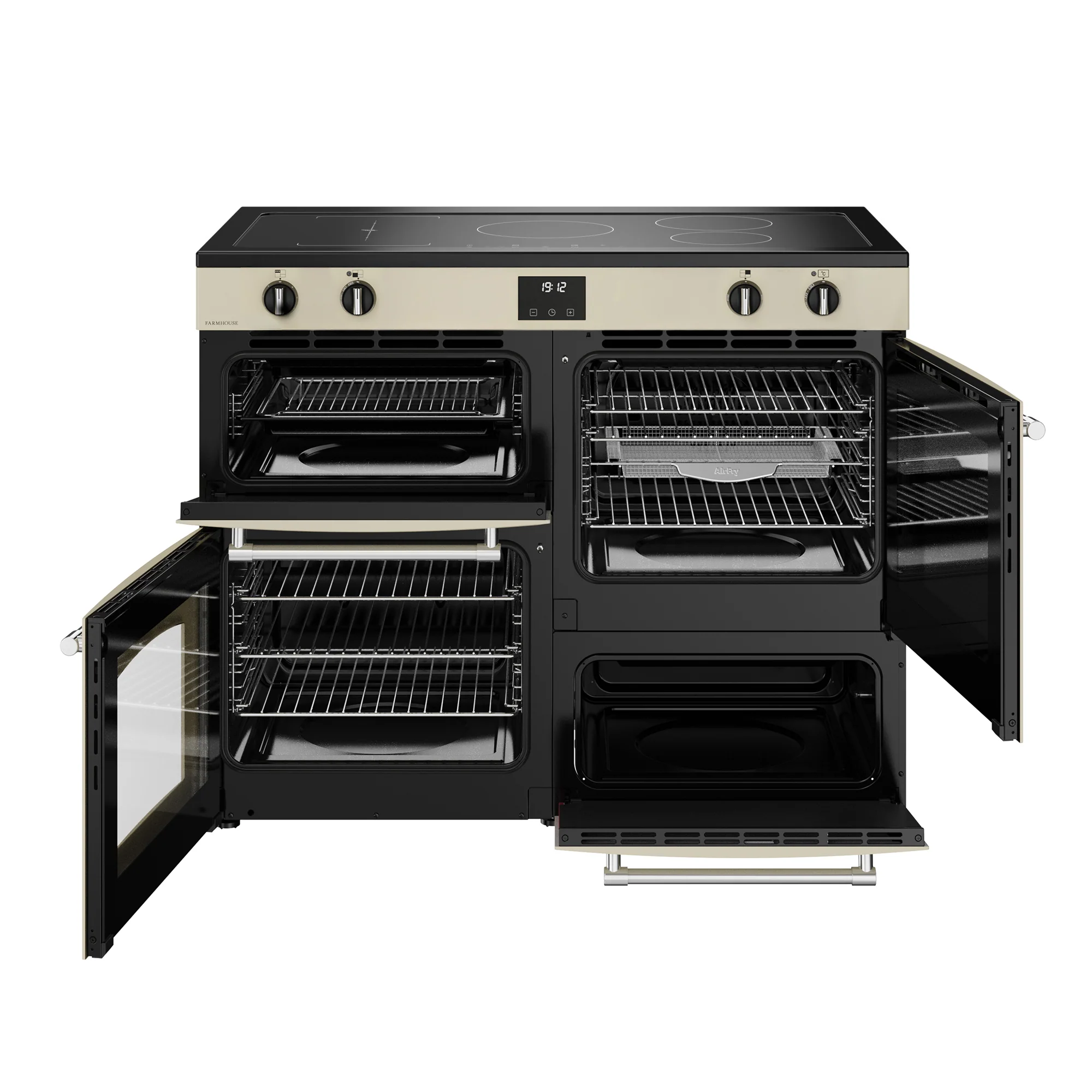 Belling RCA Farmhouse 110Ei 110cm Induction Range Cooker 444411842 Cream - Image 5
